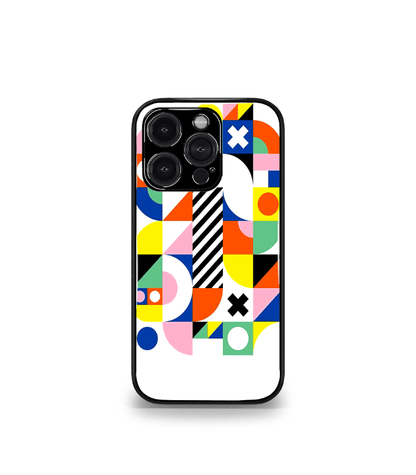White Artistic Premium Glossy Phone Case