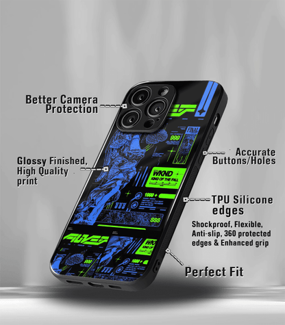 Abstract & Quirky Pattern Premium Glossy Phone Case
