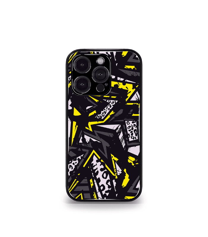 abstract & quirky pattern premium glossy phone case