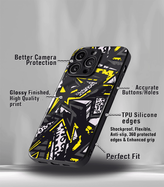 Abstract & Quirky Pattern Premium Glossy Phone Case