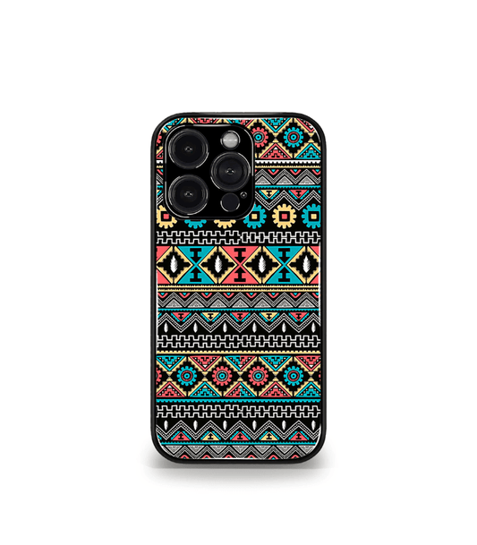 Aztec Pattern Premium Glossy Phone Case