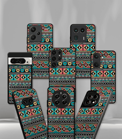 Aztec Pattern Premium Glossy Phone Case
