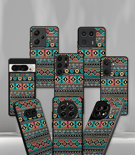 Aztec Pattern Premium Glossy Phone Case