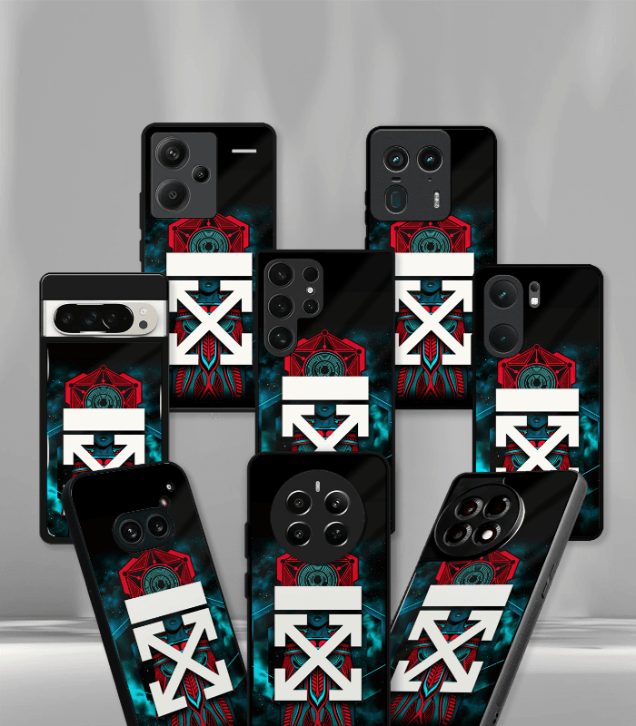 abstract & quirky pattern premium glossy phone case