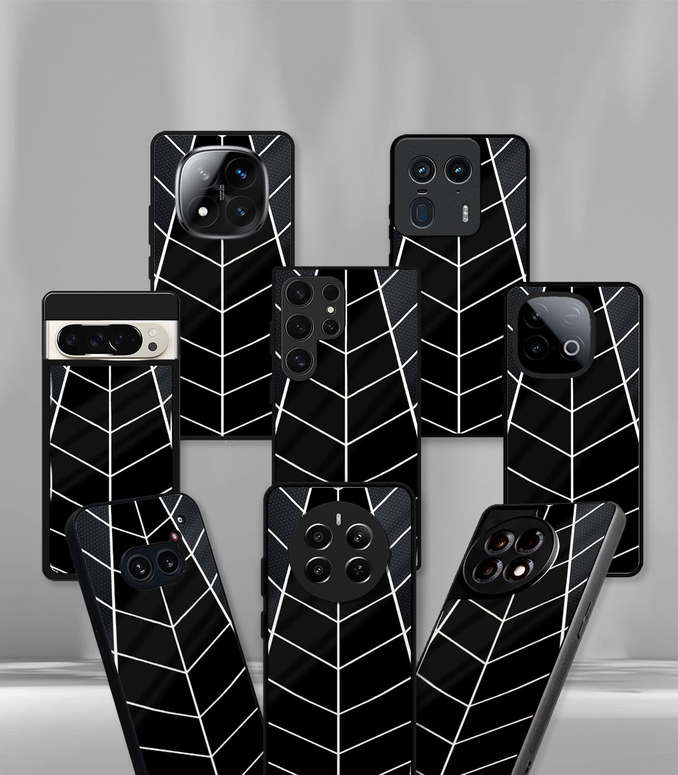 abstract & quirky pattern premium glossy phone case
