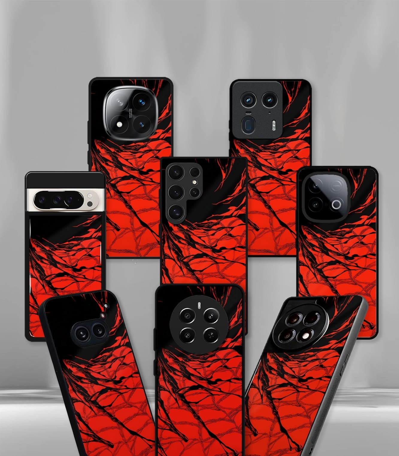 spider net premium glossy phone case