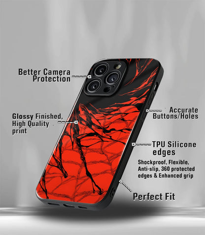 Spider Net Premium Glossy Phone Case