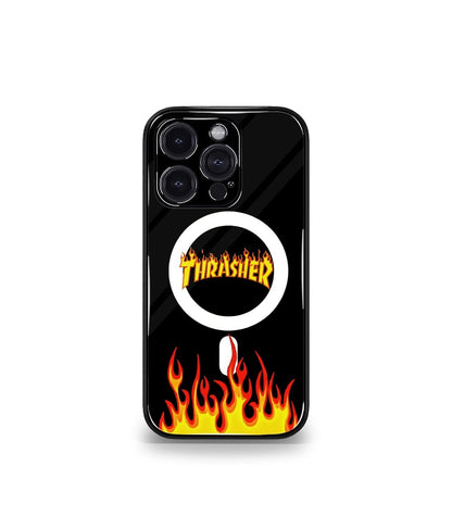 Thrasher Flame Premium Glossy Phone Case