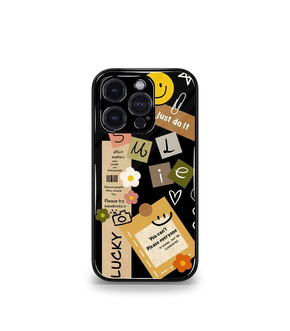 abstract & quirky pattern premium glossy phone case
