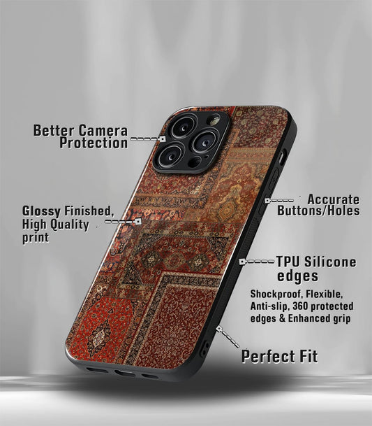 Persian Mat Premium Glossy Phone Case.