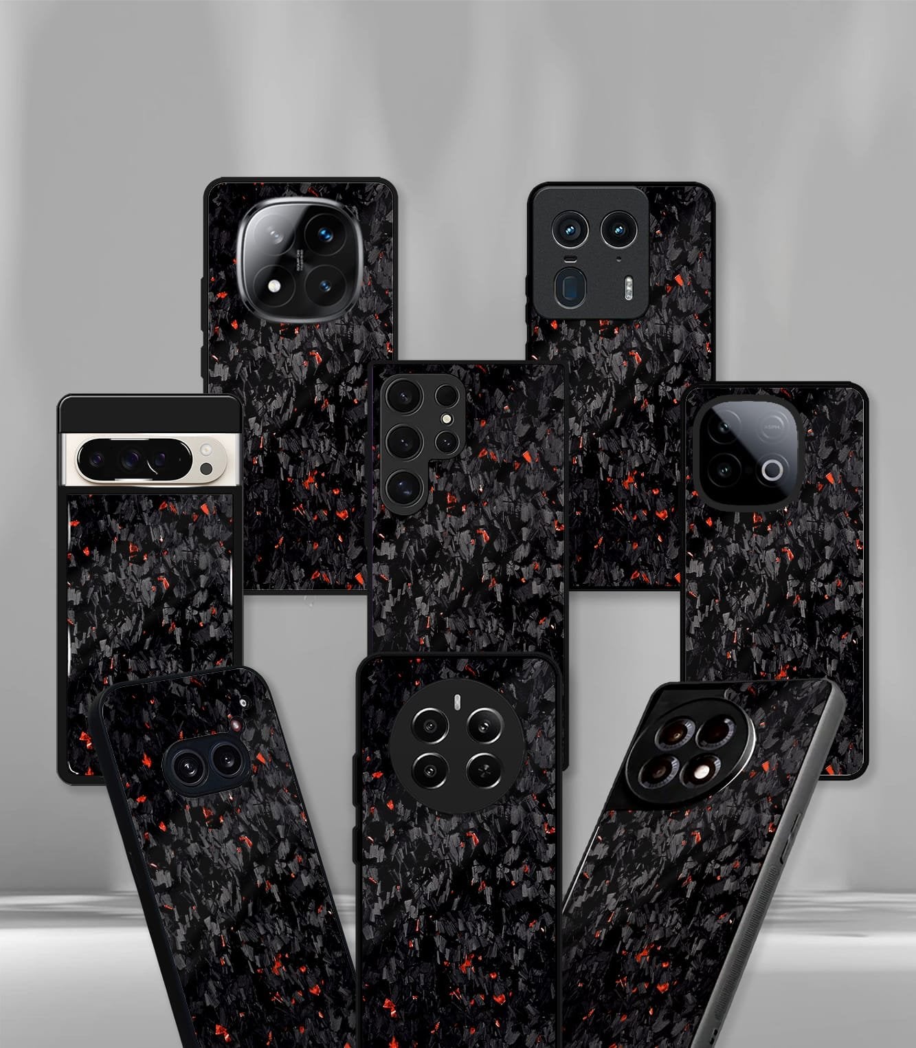carbon fiber premium glossy phone case
