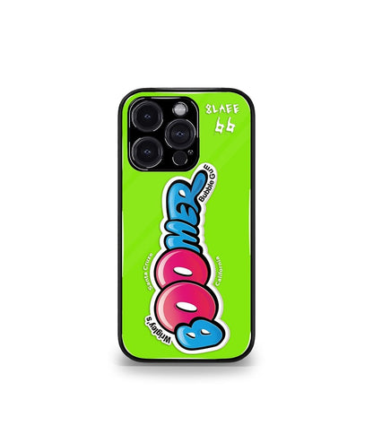 Boomer Neon Green Premium Glossy Phone Case