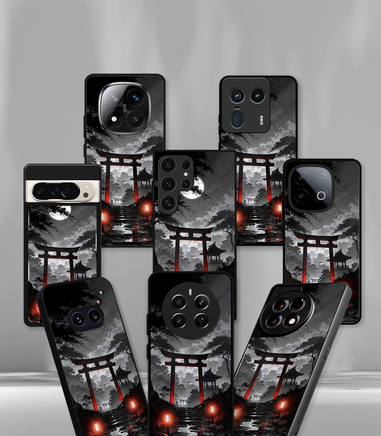 abstract & quirky pattern premium glossy phone case