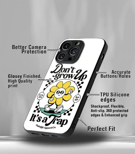 Don't Grow Up Premium Glossy Phone Case