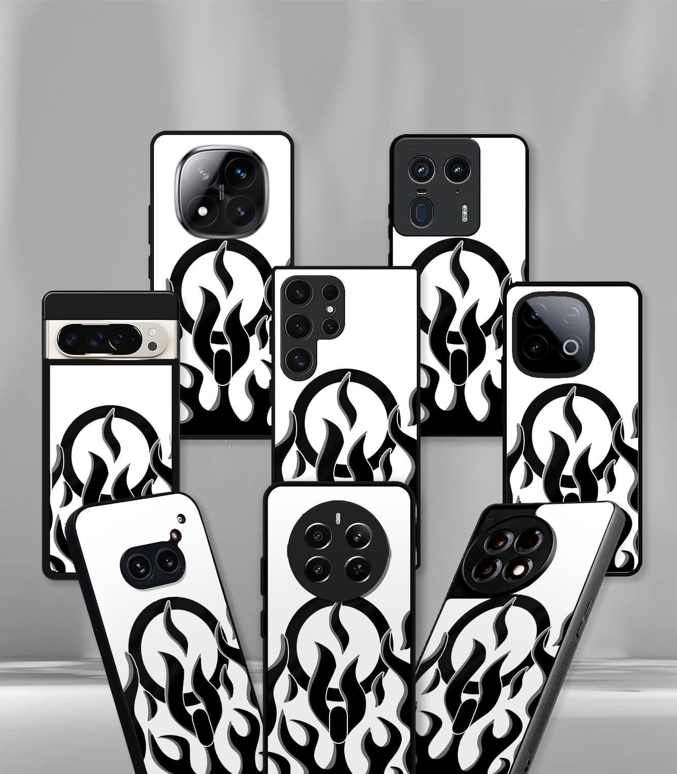 abstract & quirky pattern premium glossy phone case