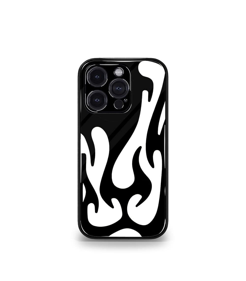 lion face patternic premium glossy phone case