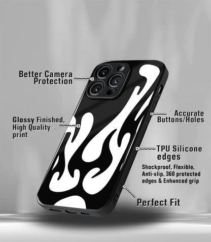 Lion Face Patternic Premium Glossy Phone Case