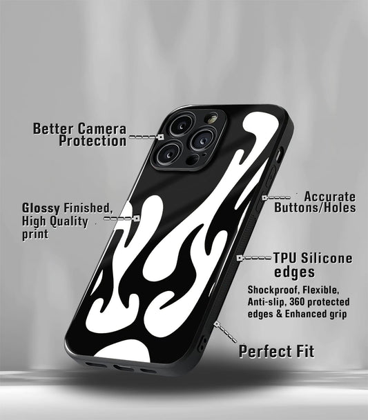 Lion Face Patternic Premium Glossy Phone Case