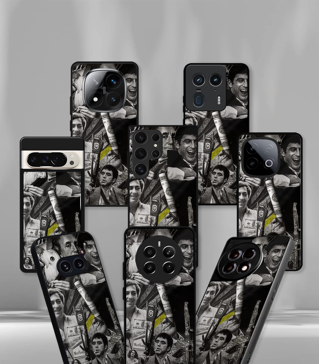 abstract & quirky pattern premium glossy phone case
