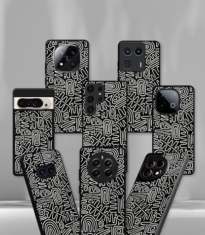Abstract & Quirky Pattern Premium Glossy Phone Case