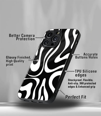 Abstract & Quirky Pattern Premium Glossy Phone Case
