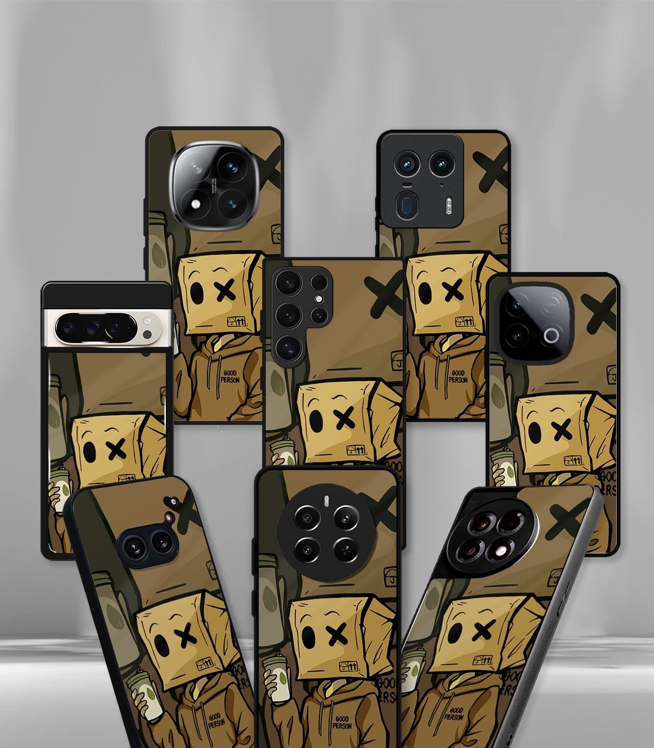 abstract & quirky pattern premium glossy phone case
