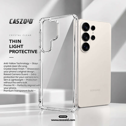 Anti-Yellow Crystal Clear Phone Case with Lifetime Anti-Yellow Warranty