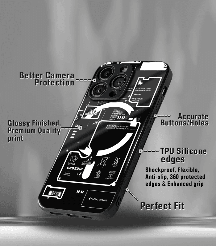 circuit & teardown magsafe printed premium case compatible for all models!