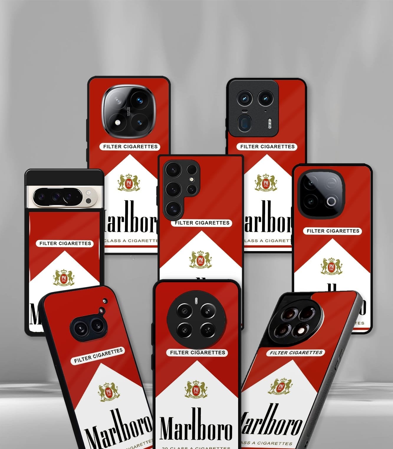 cigar premium glossy phone case compatible for all phone models!