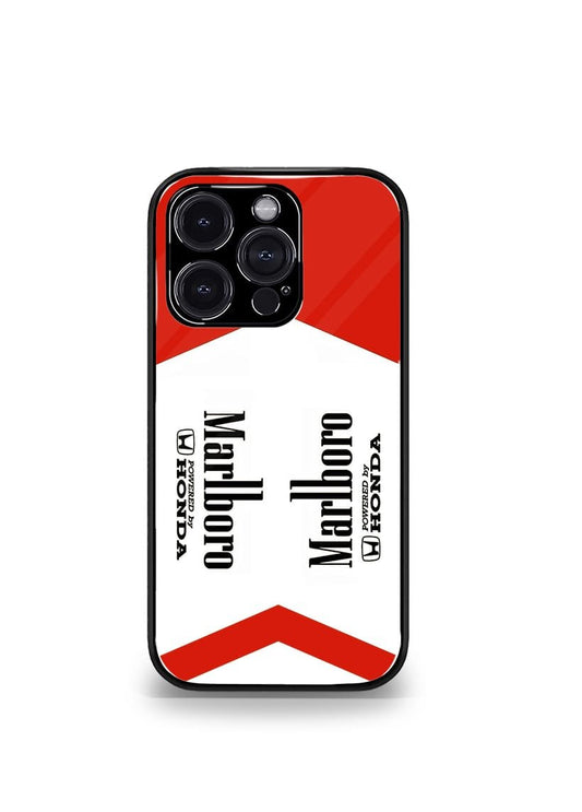 Red Marlboro Premium glossy Phone Case compatible for all phone models!