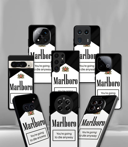 Marlboro Premium glossy Phone Case compatible for all phone models!