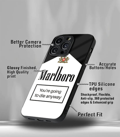 Marlboro Premium glossy Phone Case compatible for all phone models!