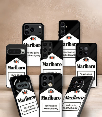 You're Going to Die Anyway Cigar Premium glossy Phone Case compatible for all phone models!