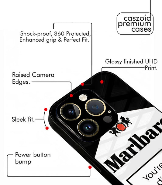 You're Going to Die Anyway Cigar Premium glossy Phone Case compatible for all phone models!