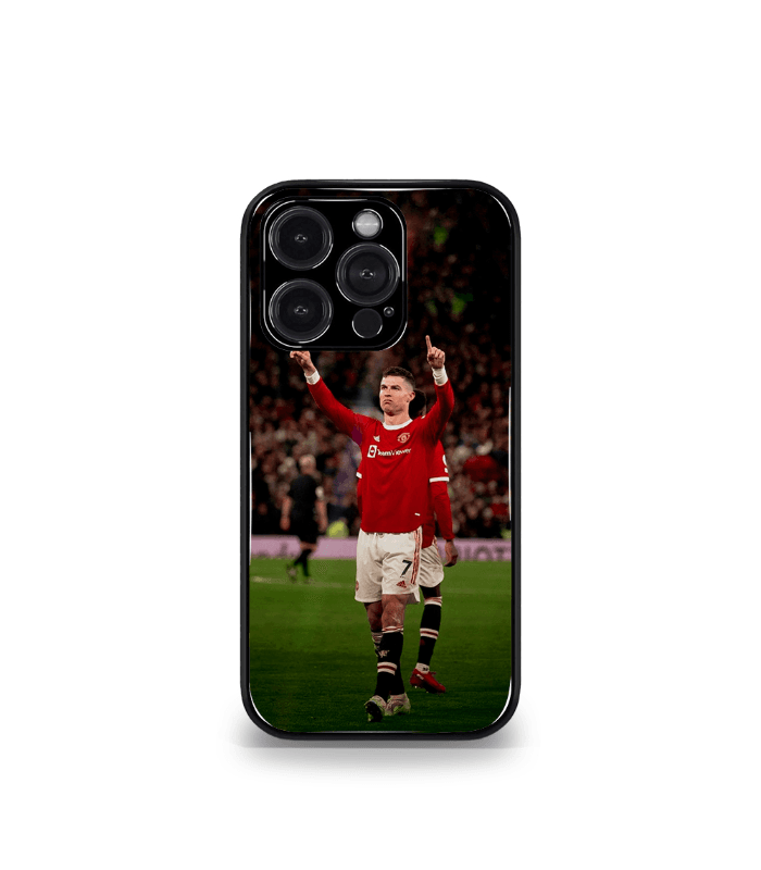 cristiano ronaldo goat cr7 edition premium glossy phone case.