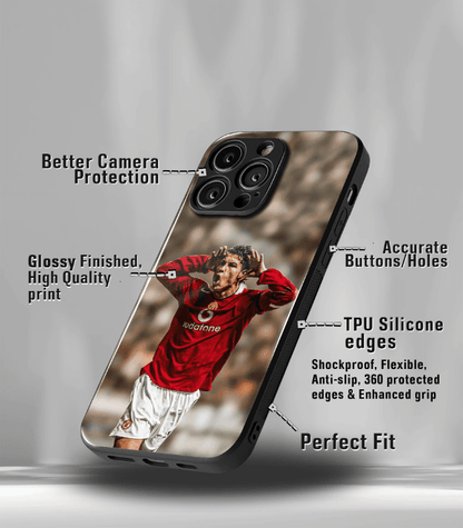 Cristiano Ronaldo GOAT CR7 edition Premium Glossy Phone Case.