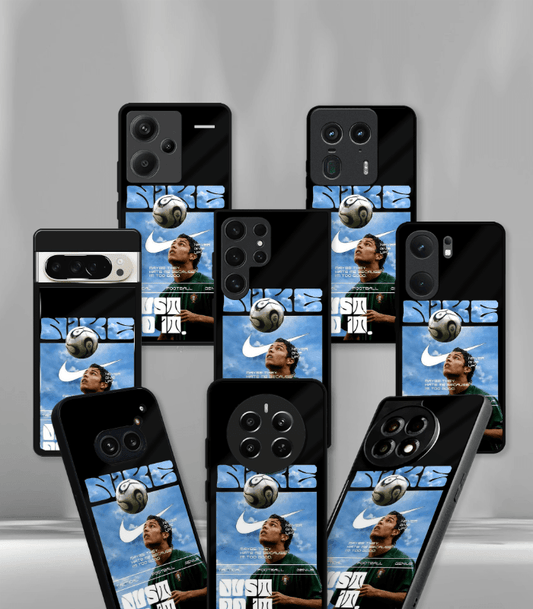 Cristiano Ronaldo GOAT CR7 edition Premium Glossy Phone Case.