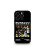 Cristiano Ronaldo GOAT CR7 edition Premium Glossy Phone Case.
