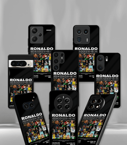 Cristiano Ronaldo GOAT CR7 edition Premium Glossy Phone Case.