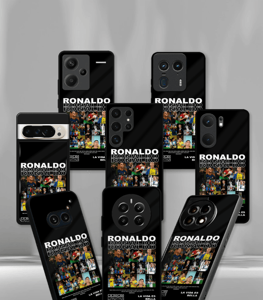 Cristiano Ronaldo GOAT CR7 edition Premium Glossy Phone Case.