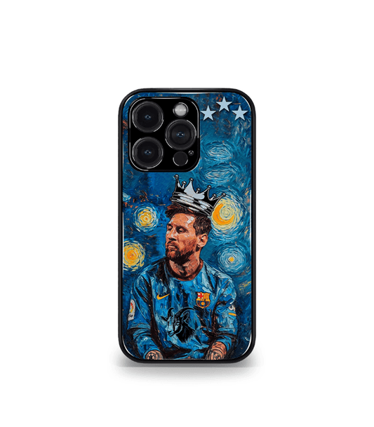 Lionel Messi GOAT edition Premium Glossy Phone Case.