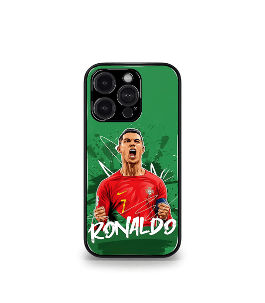 Cristiano Ronaldo GOAT CR7 edition Premium Glossy Phone Case.