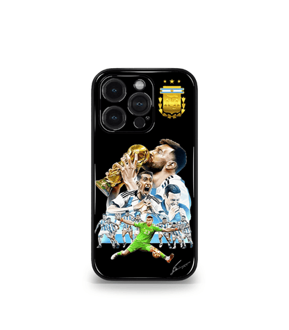 Lionel Messi GOAT edition Premium Glossy Phone Case.