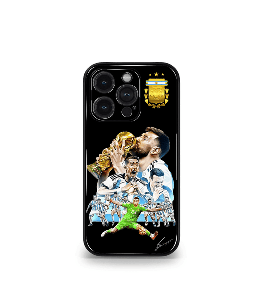 Lionel Messi GOAT edition Premium Glossy Phone Case.