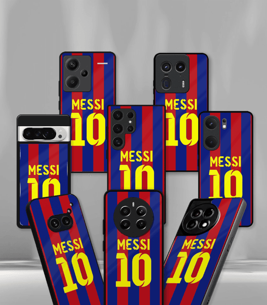 Lionel Messi GOAT edition Premium Glossy Phone Case.