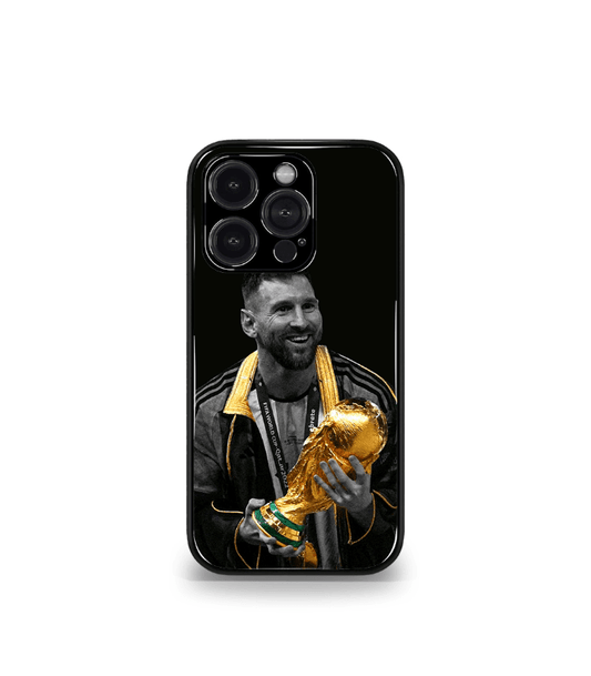 Lionel Messi GOLDEN edition Premium Glossy Phone Case.