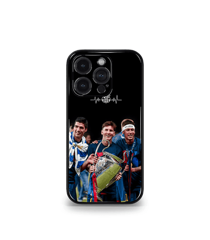 Lionel Messi GOAT edition Premium Glossy Phone Case.