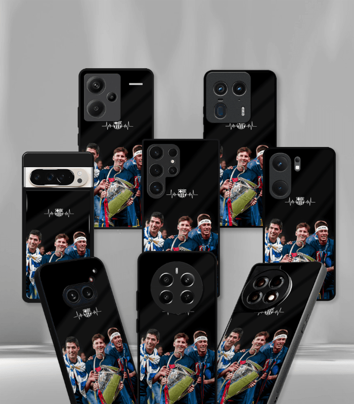 lionel messi goat edition premium glossy phone case.