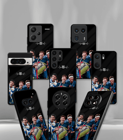 Lionel Messi GOAT edition Premium Glossy Phone Case.