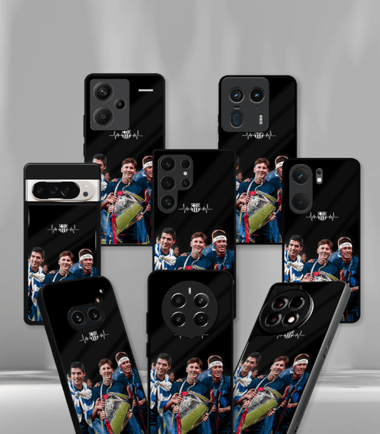 Lionel Messi GOAT edition Premium Glossy Phone Case.